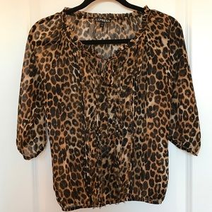 Express Leopard Top